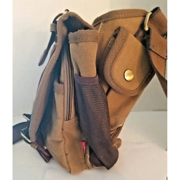 Augur Messenger Bag Vintage Medium Canvas Shoulder Crossbody Manbag Purse - Picture 3 of 12